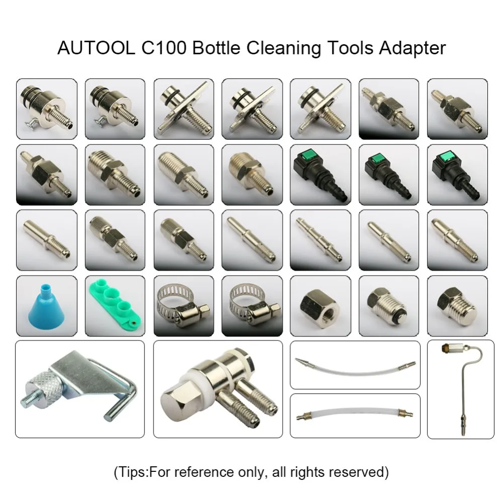 AUTOOL C100 автомобильный инжектор топлива Очистительная Машина Очиститель тестер Универсальный неразборный инструмент авто двигатель бензиновый Дроссельный носик