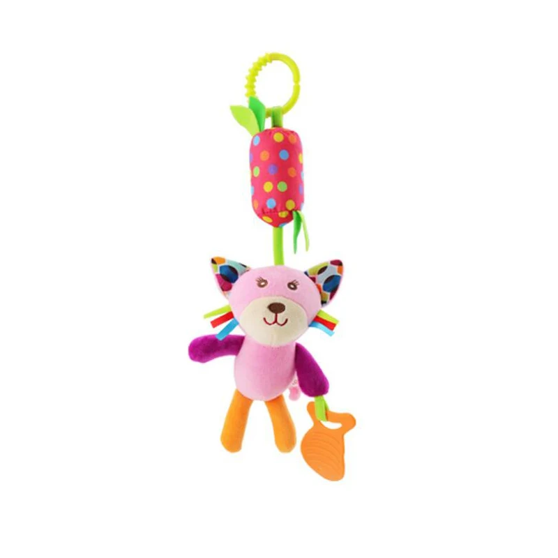 SKK Cat Милые животные Колокольчик для ребенка игрушки плюшевое кольцо колокольчик детская игрушка для мальчиков и девочек подарок для новорожденных детские погремушки - Цвет: SKK Cat