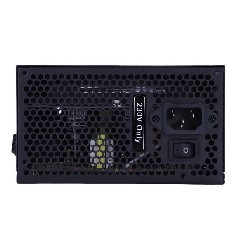200-260 В Макс 650 Вт блок питания Psu Pfc 14 см бесшумный вентилятор 24Pin 12В ПК компьютер Sata