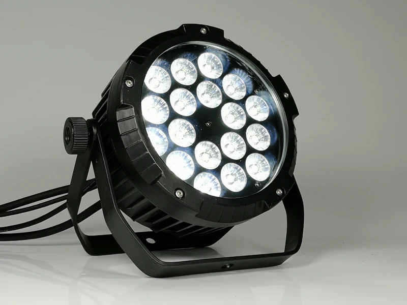 4 шт./18x18 Вт Водонепроницаемый Светодиодный прожектор Par Light + светильник light чехол
