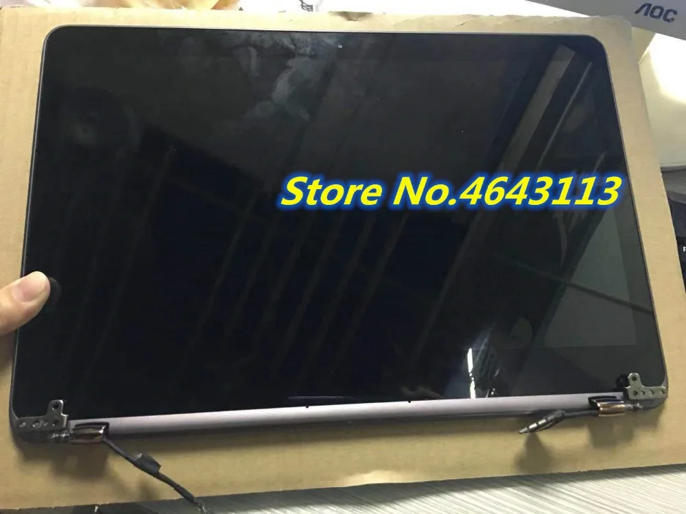 Серый цвет ЖК-сенсорный блок с крышкой 13,3 ''для ASUS Zenbook UX360 UX360UA сенсорный дигитайзер Ассамблеи FHD QHD сборки