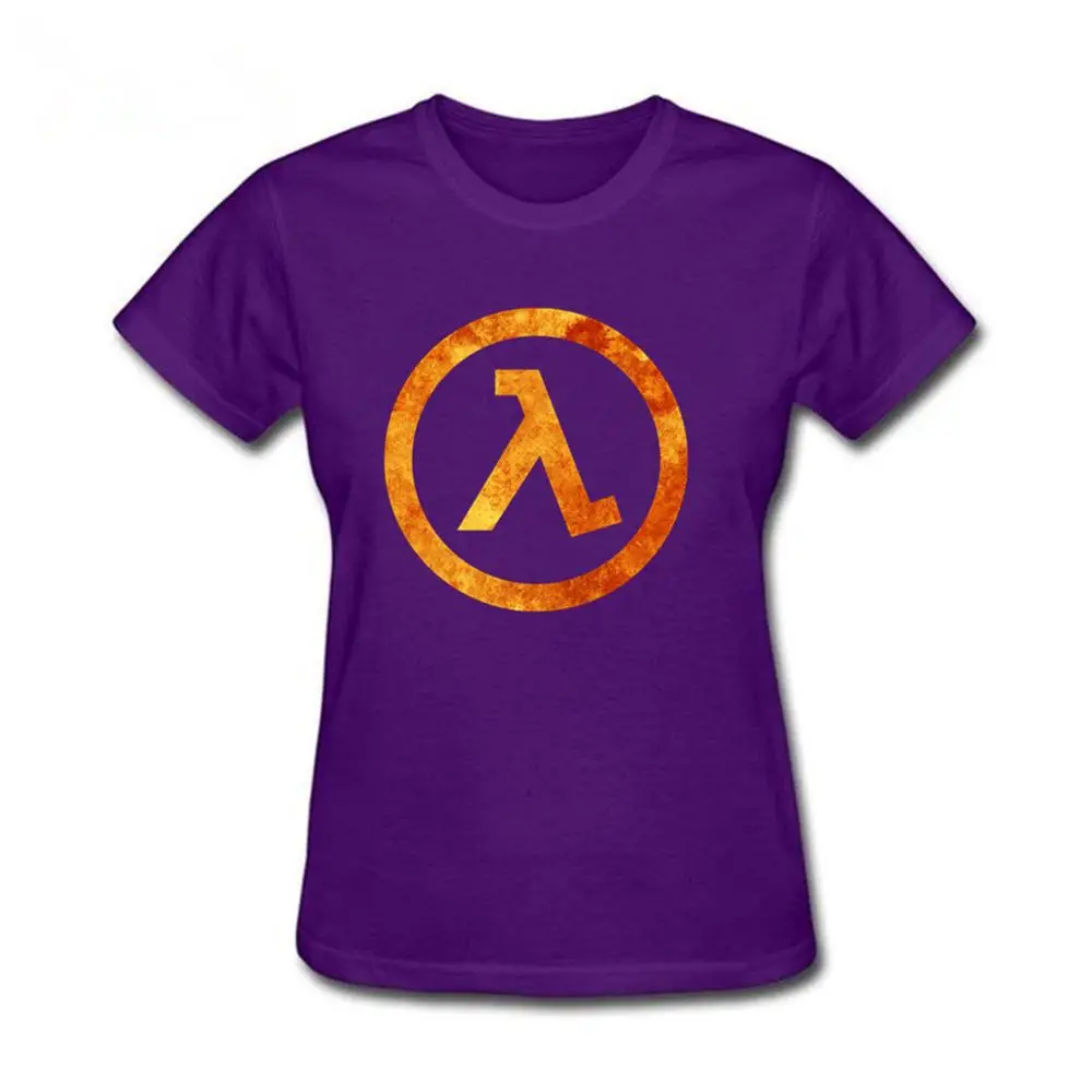 

Hipster Funny Half Life 100% Cotton women Short sleeve T Shirt for 3D T Shirt girls summer Tops Tees