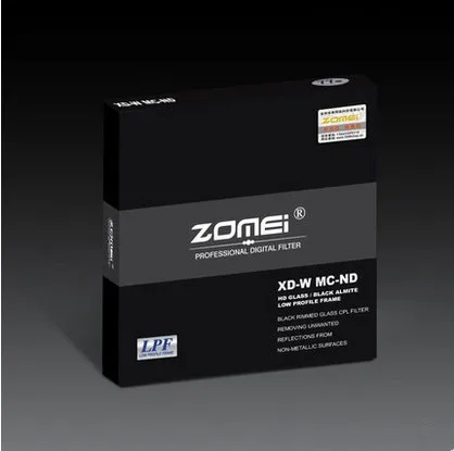 Стекло Zomei 67 мм HD с многослойным покрытием Shott ND2-400 для объективов Canon Nikon Sigma Tamron Sony