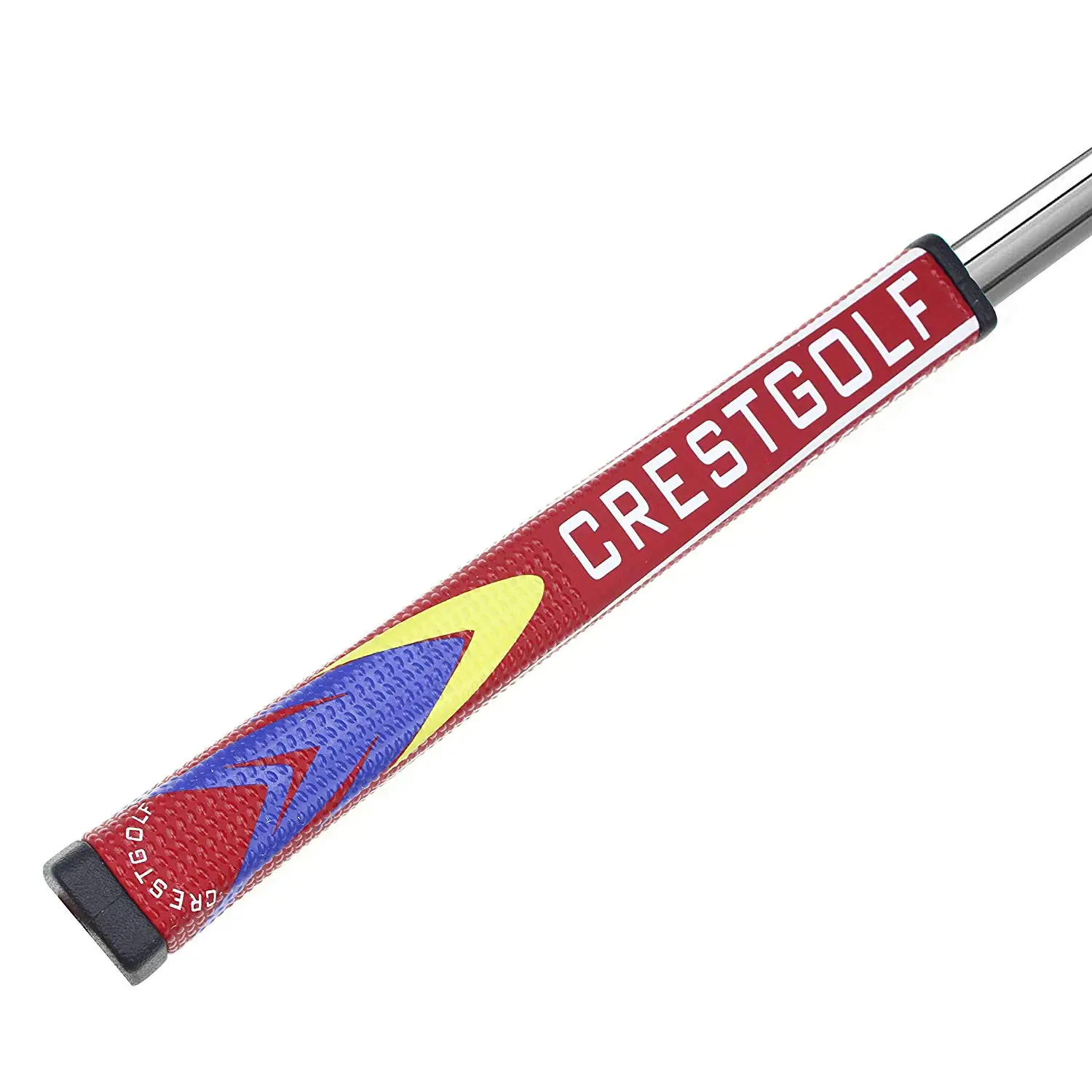 Crestgolf Putter Grips Midsize Anti-Slip Lightweight Golf Grip More Shock Absorption Strong Push for Golf Grips Black/Red