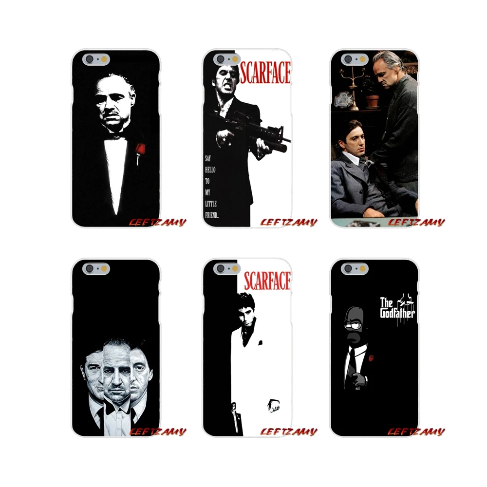 Scarface Godfather аксессуары чехлы для телефонов Xiaomi Redmi 3 3S 4A 5A Pro Mi4 Mi4C Mi5S Mi6X Mi Max2 Note 4