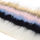 Лента из искусственного меха 1 ярд, пушистая кружевная отделка, сделай сам, для шитья костюма, рукоделия, женская одежда, швейные принадлежности