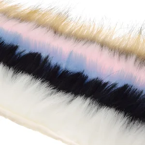 Лента из искусственного меха 1 ярд, пушистая кружевная отделка, сделай сам, для шитья костюма, рукоделия, женская одежда, швейные принадлежности