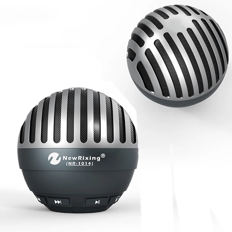 Bluetooth динамик металлический беспроводной портативный 3D стерео звуковая система