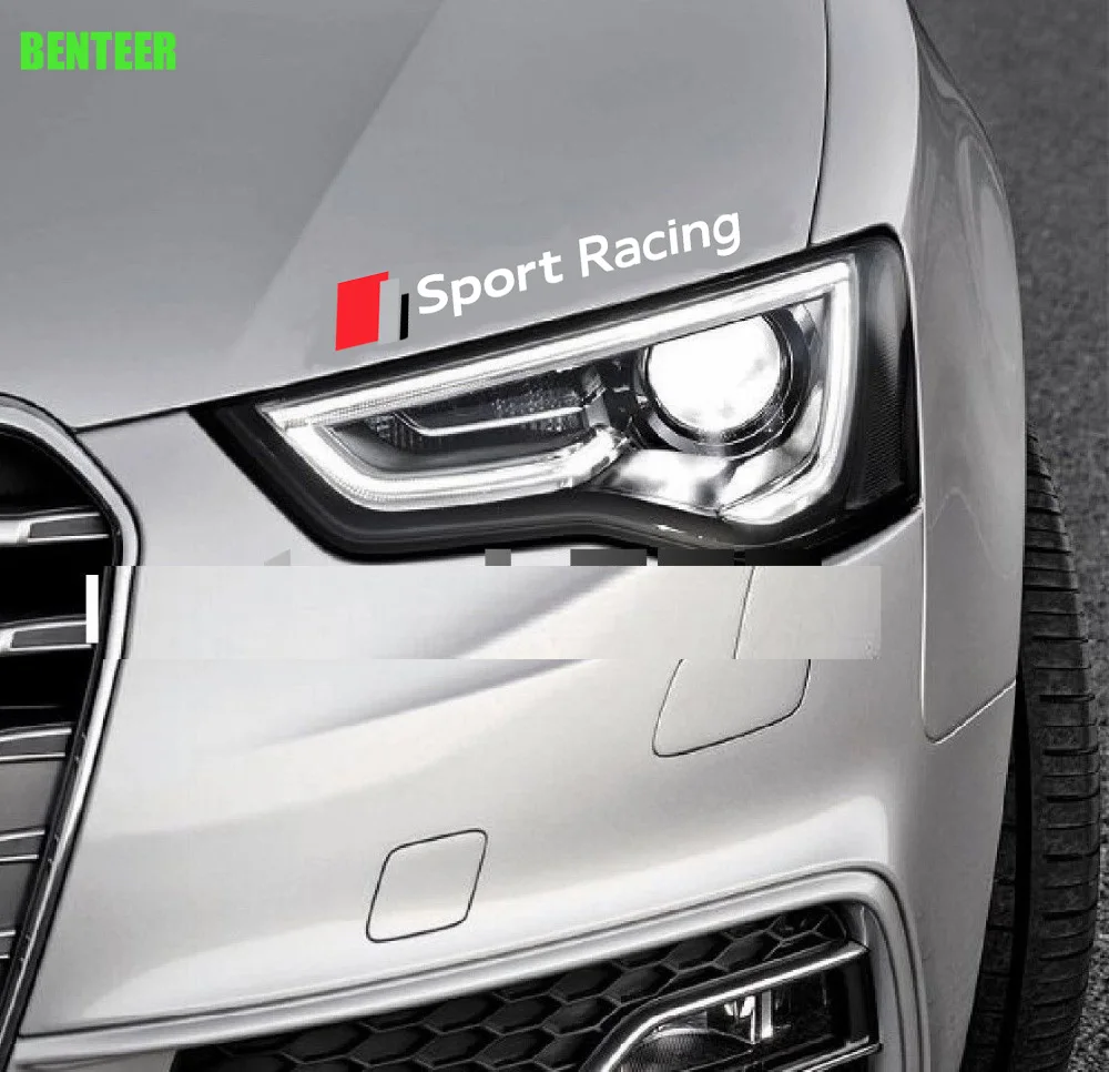Наклейки для кузова автомобиля наклейки Audi sline A1 A3 A4 A5 A6 A6L A7 A8 Q3 Q5 Q7 TT S RS 2