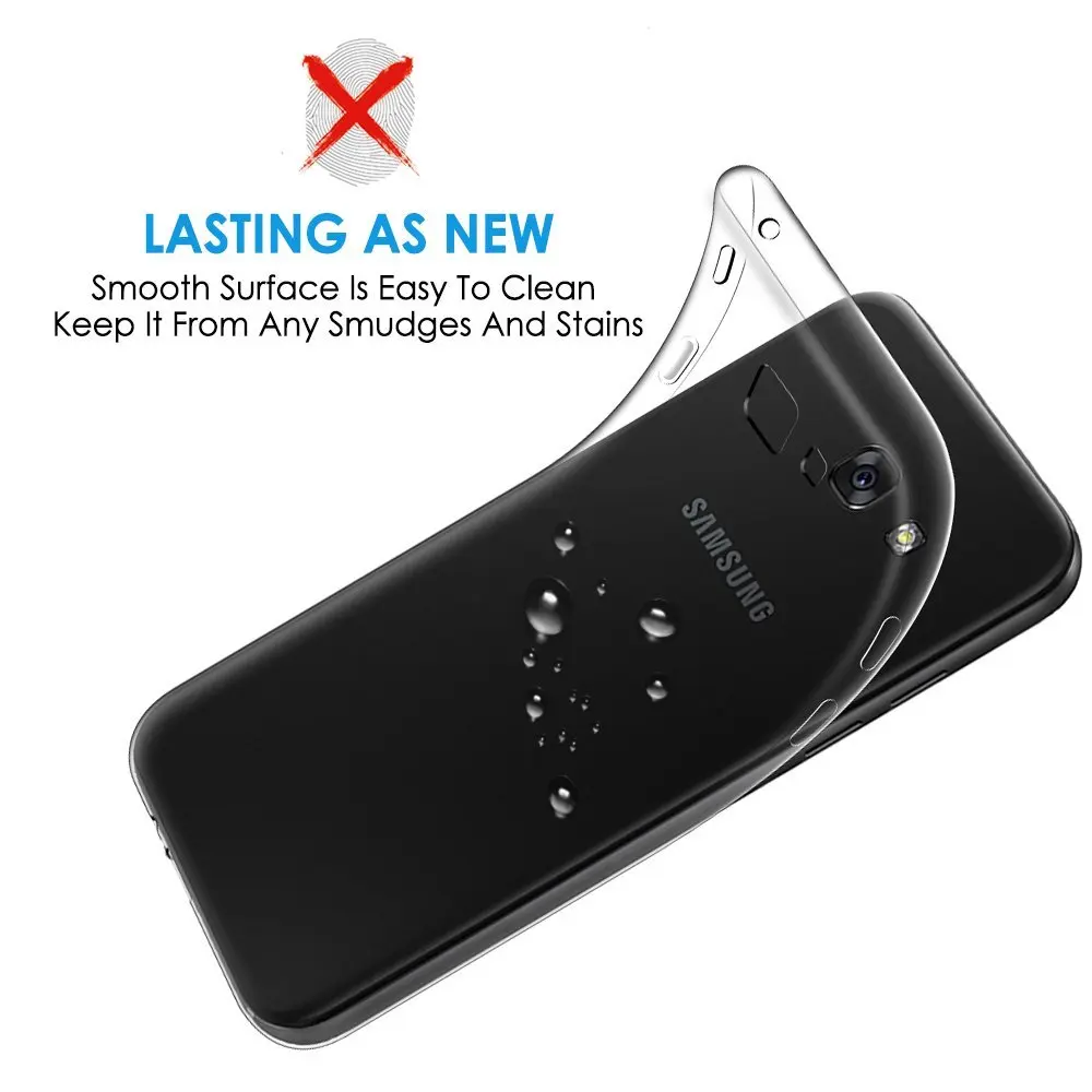 Чехлы для Samsung Galaxy J3 J5 J7 Prime 2016 A3 A5 A7 2017 S8 Plus Note 8 ультратонкий прозрачный мягкий