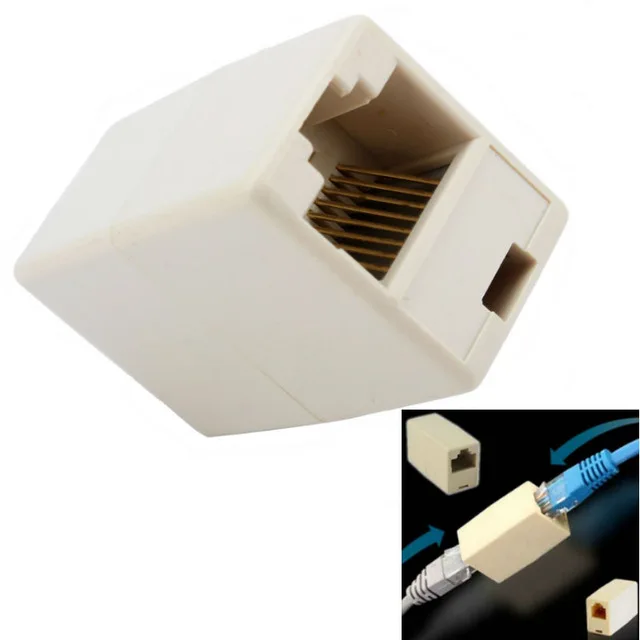 Соединительный кабель RJ45 сетевой адаптер Ethernet соединитель CAT 5 5E удлинитель