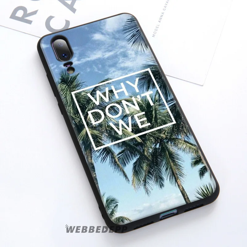WEBBEDEPP Why Dont We Bands мягкий чехол для Huawei P30 P20 Pro P10 P9 Lite 2017 P Smart 2019 &amp Nova 3 3i Y9 |