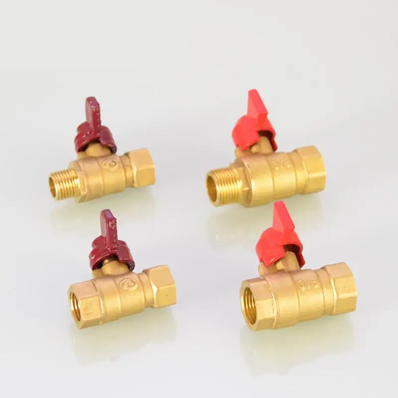 1/2 &quot3/4&quot OD 12 Женский Мужской медный шаровой клапан переключатель клапана