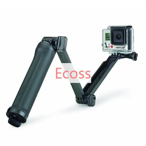 3-сторонний складной монопод для GoPro штатив ручная селфи-палка Gopro Hero 4 3 + hero3 SJ4000