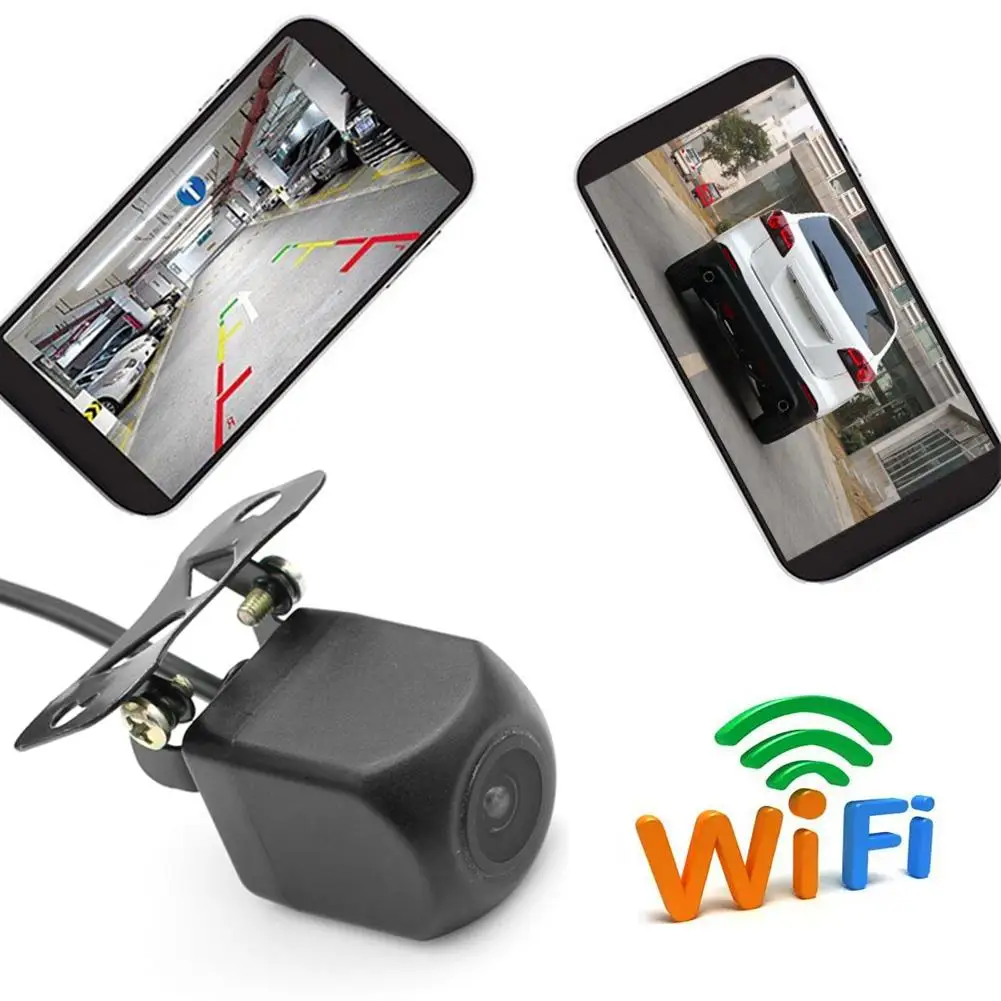 Автомобильная камера заднего вида с функцией ночного видения Wi-Fi | Автомобили и