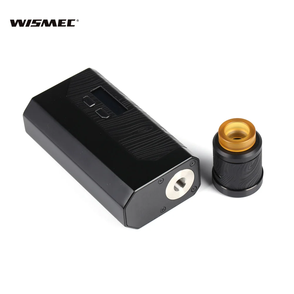 Оригинал Wismec Luxotic MF Box Kit с гильотинной V2 RDA Vape Tank 7 мл squonk bottle использует 21700/18650