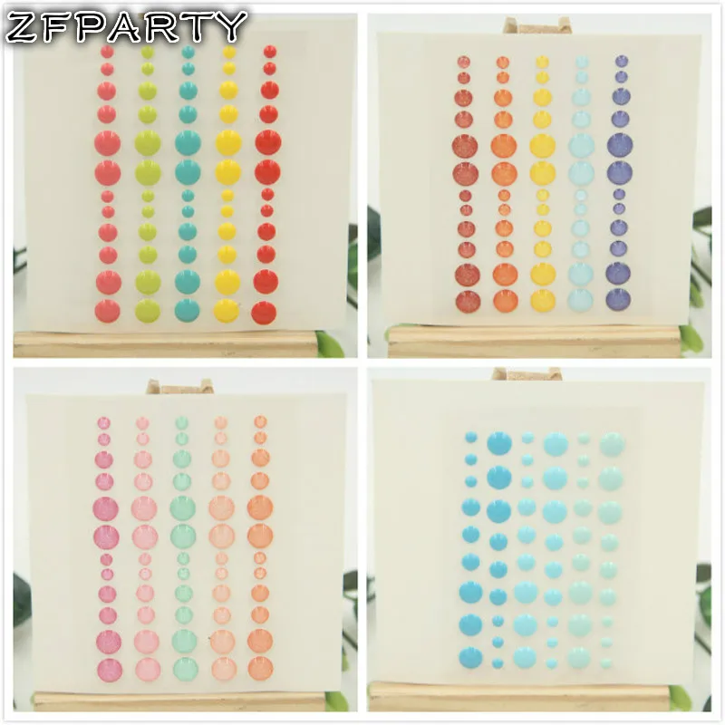 Самоклеящиеся эмалевые точки ZFPARTY в форме сахара искусственная смола/поделки