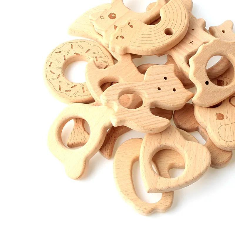 2 шт. Детские подвески грызунки из Букового дерева|Бусины| |