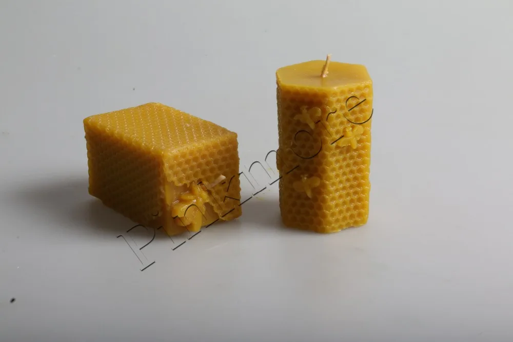 Квадратный круглый и шестиугольный сотовый формы 3D Свеча Плесень силиконовая форма для мыла. Глины Соль резьба плесень