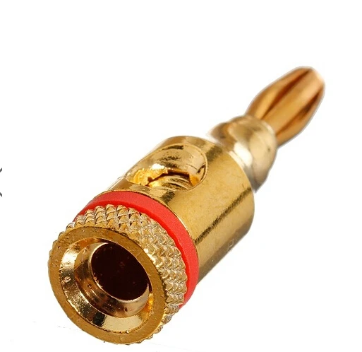 

20pcs 4mm Speaker Banana Plug Audio Jack Cable Connector Adapter Gold