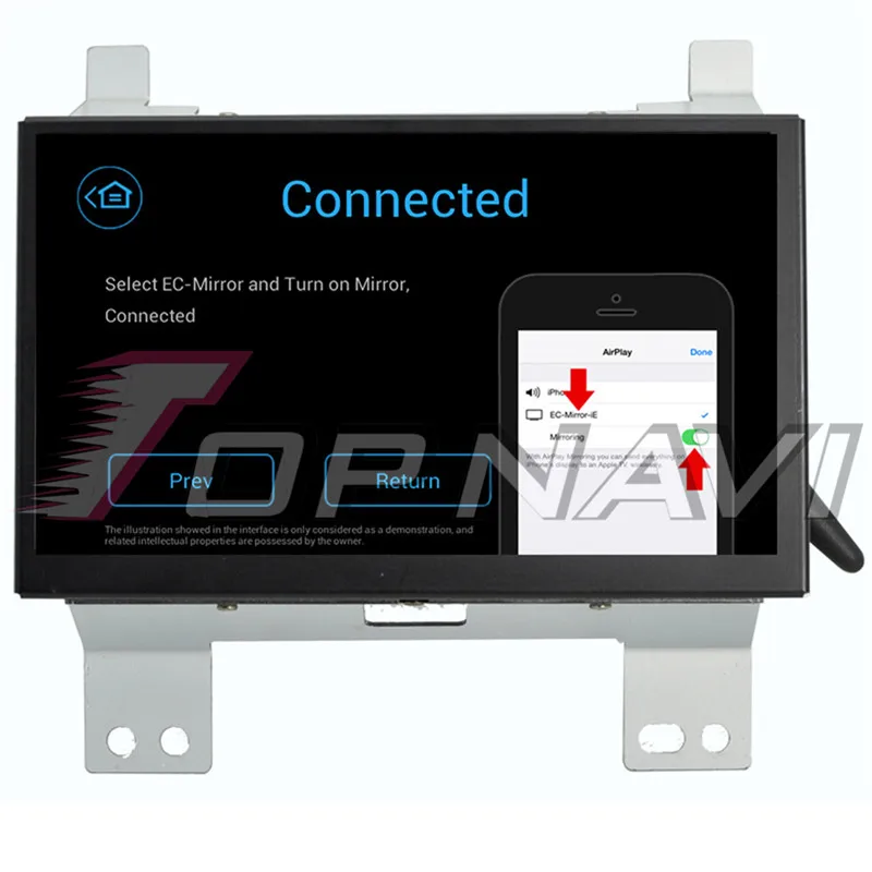 Topnavi Android 6.0 Car PC GPS Navigation Player Audio for Nissan Teana 2008- Automagnitol Double Din Radio Stereo no dvd Video |