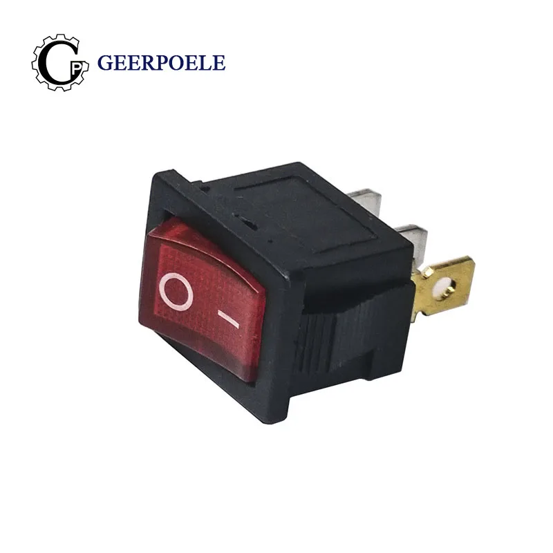 

5 pcs/lot 21*15 3 Pin LED 250V 6A Boat Switch SPST Snap-in ON OFF Position Rocker Light