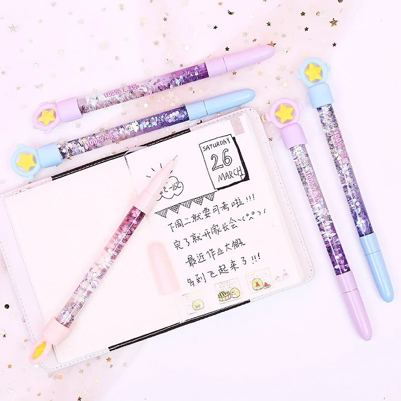 1 шт. креативная волшебная палочка гелевые ручки Милая звезда Ручка с подвижным