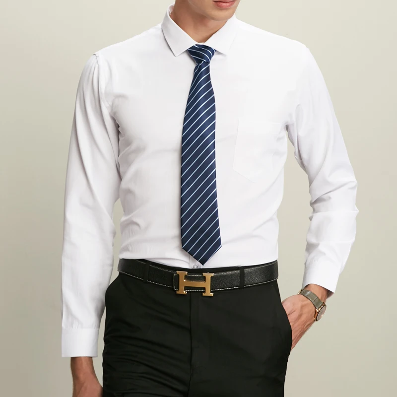 Зимняя Теплая мужская одежда рубашки белые черные для мужчин приталенная