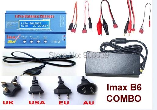Оптовая продажа с фабрики 5 шт./партия IMAX B6 Combo 12 В 5A адаптер переменного тока 2S-6S 7 4
