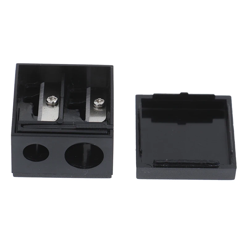 

Double Holes Pencil Sharpener Makeup Pencil Multifunctional Pencil Sharpener 1PC for Office School Supplies