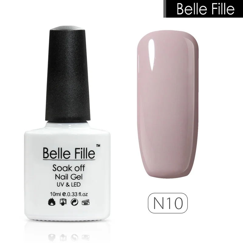 Belle Fille телесного цвета серии Цвет УФ гель лак для ногтей 10 мл Гель полировки Vernis