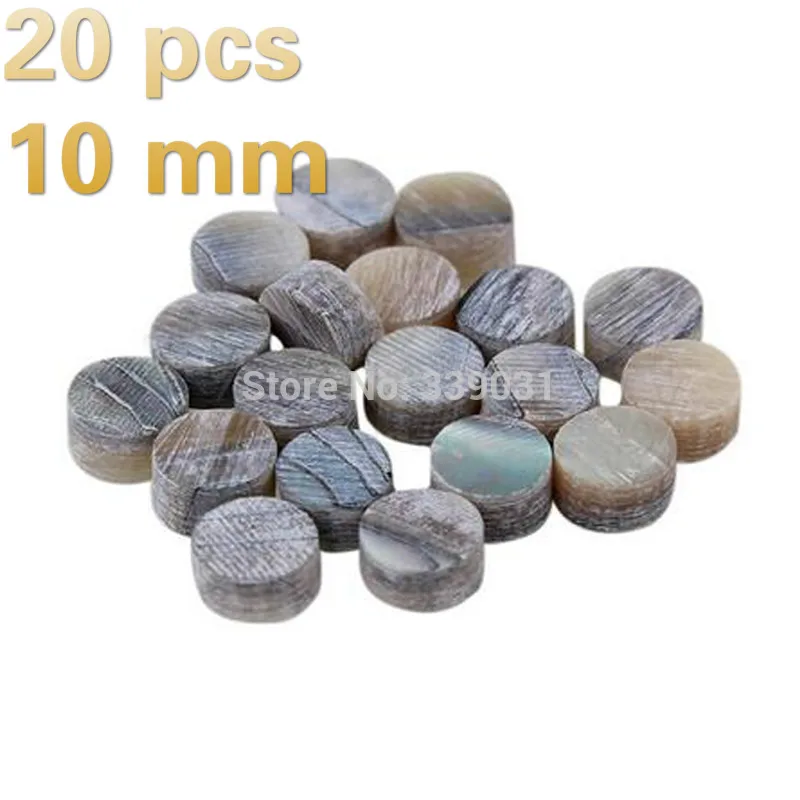10 mm NAOMI Guitar Dots 20 шт. зеленый Абалон инкрустация Гитара Точки инкрустация гриф боковые точки проект 2 мм-12 мм аксессуары для гитары - Цвет: 10 mm