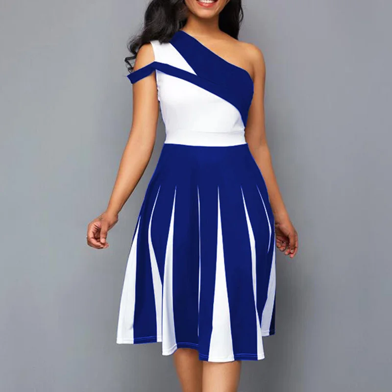 Женские вечерние летнее платье в стиле пэчворк одежда трапециевидной формы