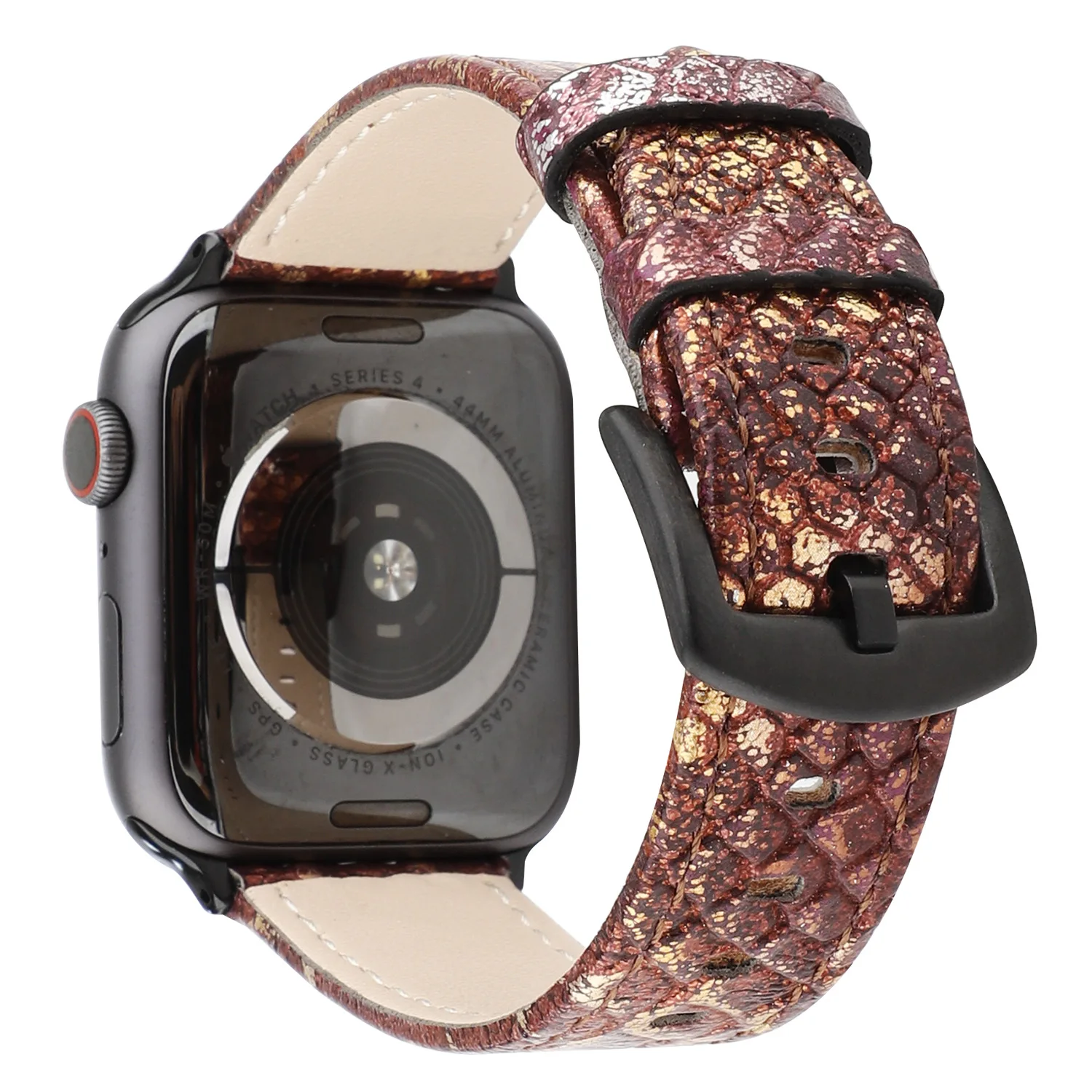 Ремешок для Apple Watch 38 мм 42 мм 40 мм 44 мм кожаный браслет ремень для iWatch Группа серии 4 3 2 1 ремешок змеиная кожа стиль ремешок для часов