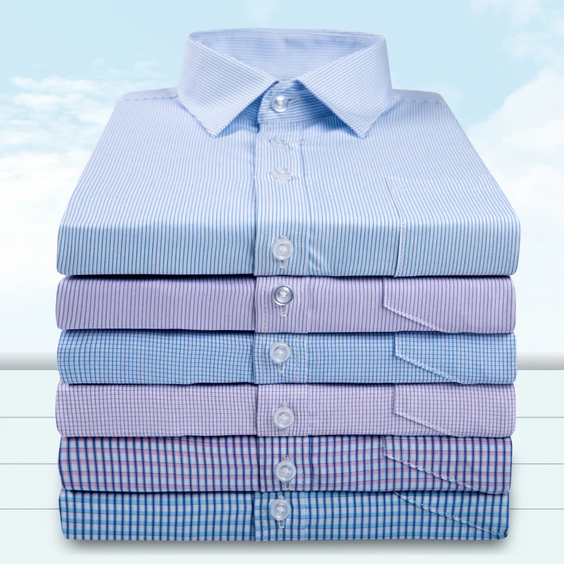 2019 летняя модная деловая рубашка Homme мужские повседневные рубашки высокое