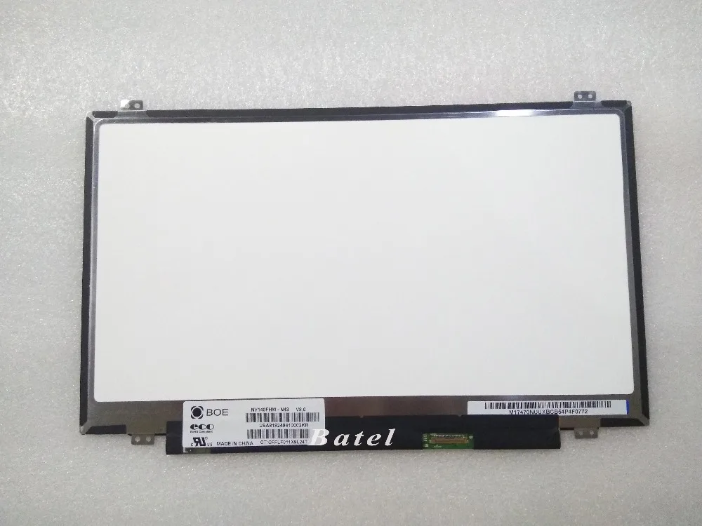 NV140FHM-N43 NV140FHM N43 для Boe матрица ЖК-экрана ноутбука 14 0 &quotFHD 1920X1080 30pin матовая Замена IPS