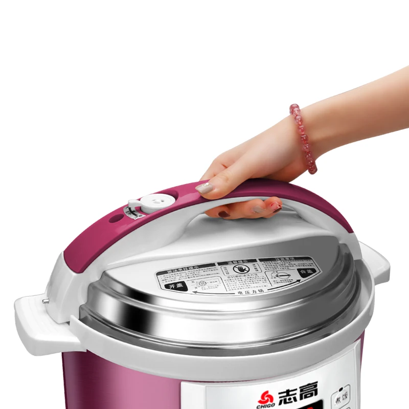 4L/5L/6L электрическая плита давления с 2 антипригарным покрытием цитрин соты