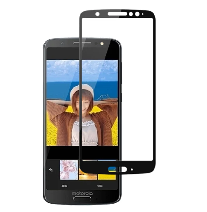 Полноэкранная Защитная пленка для Motorola Moto P30note/play из закаленного стекла Z2 force X4 X E5