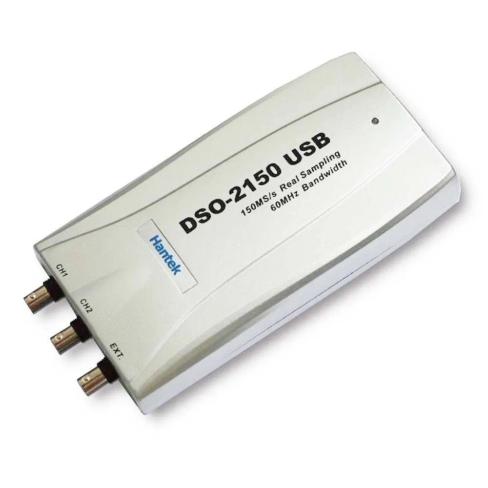 O026 DSO 2150 Новый Hantek DSO2150 150 мс/с 2CH 60 МГц ПК USB цифровой осциллограф Бесплатная