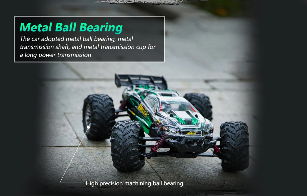 Лидер продаж дистанционного Управление игрушечные машинки RC 1/16 2,4G 4WD Прохладный светодиодный светильник RC автомобиль 36 км/ч Bigfoot внедорожные Monster Truck RTR игрушка