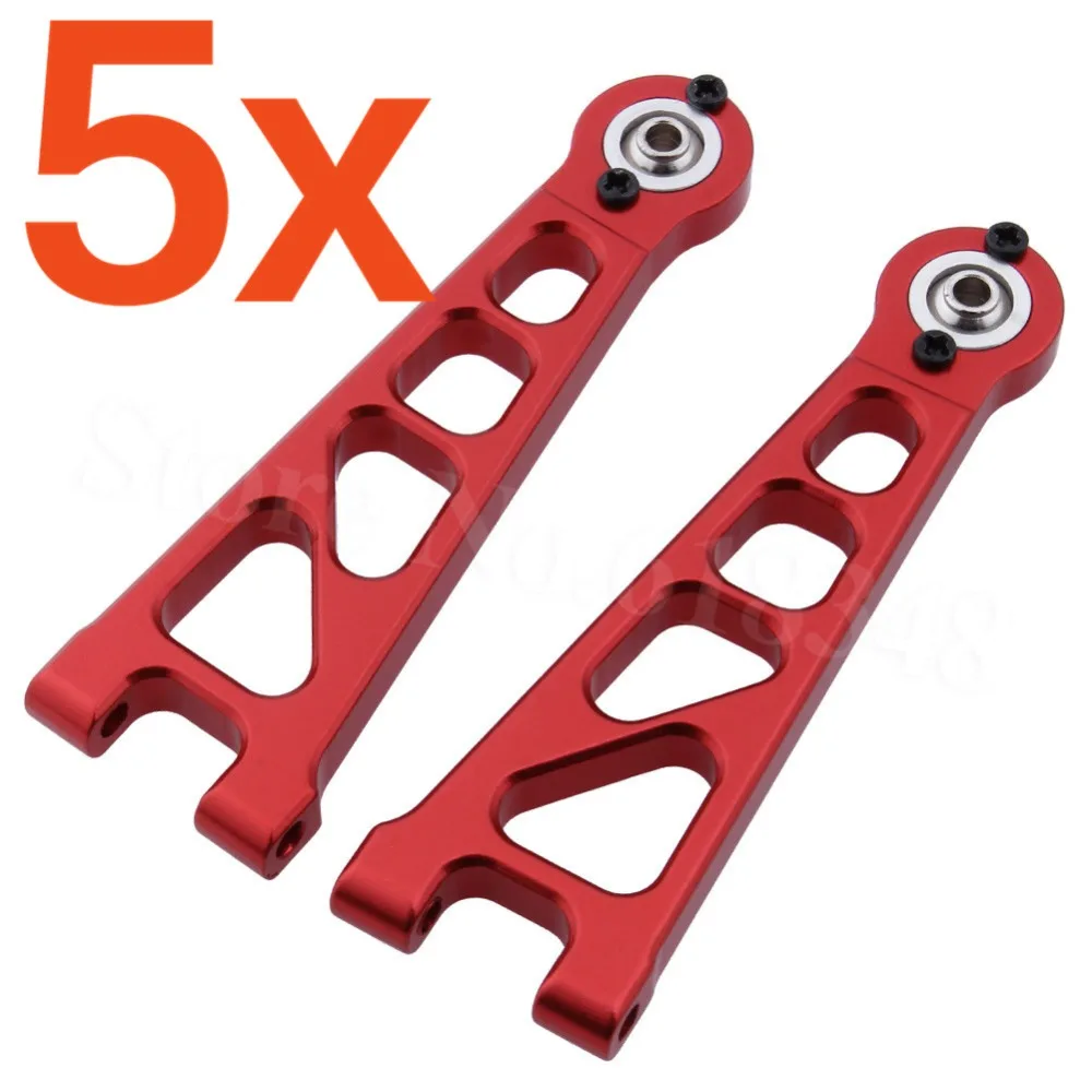 5Pairs Aluminum Alloy Front Upper Susp Arm (L/R) For Himoto Tanto E10XB E10XBL E10SC E10DB Upgrade Parts 33201 (33201G) | Игрушки и