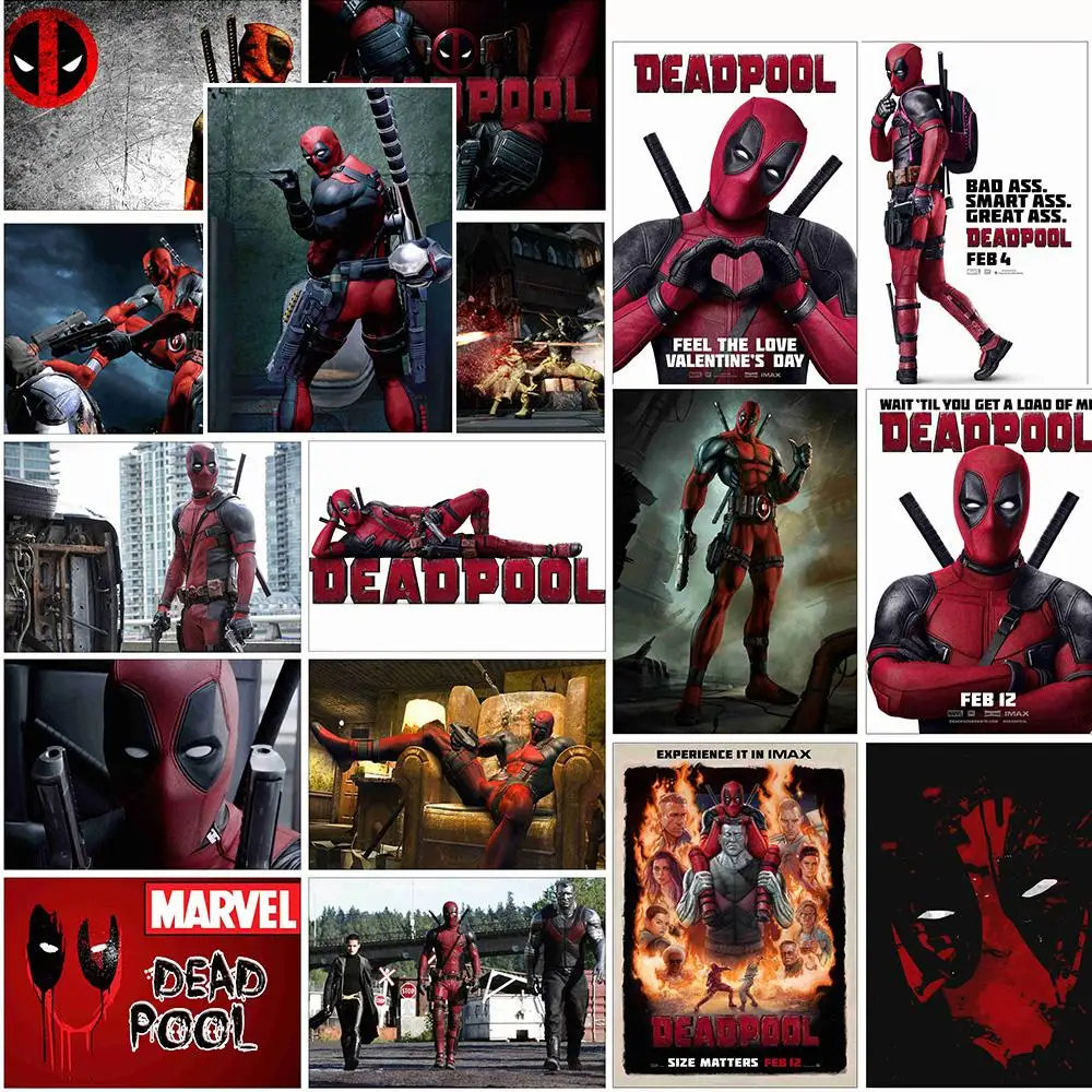 H214-25PCS 25 шт. наклейки Deadpool Pack музыкальные наклейки для DIY скейтборд мотоцикл багаж ноутбук мультфильм наклейки Наборы - Цвет: H214-25PCS
