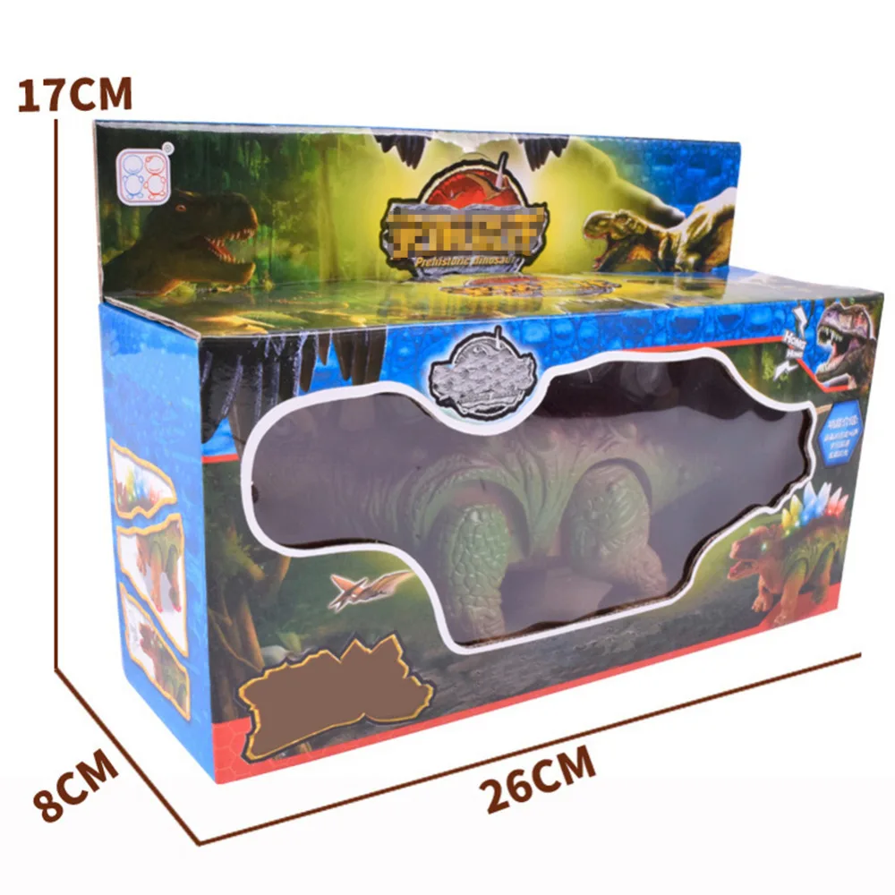 

Electric Stegosaurus Toy for Children and Walking Robot Roaring Dinosaur Toy with Light for Boy Children and Kids Gift New