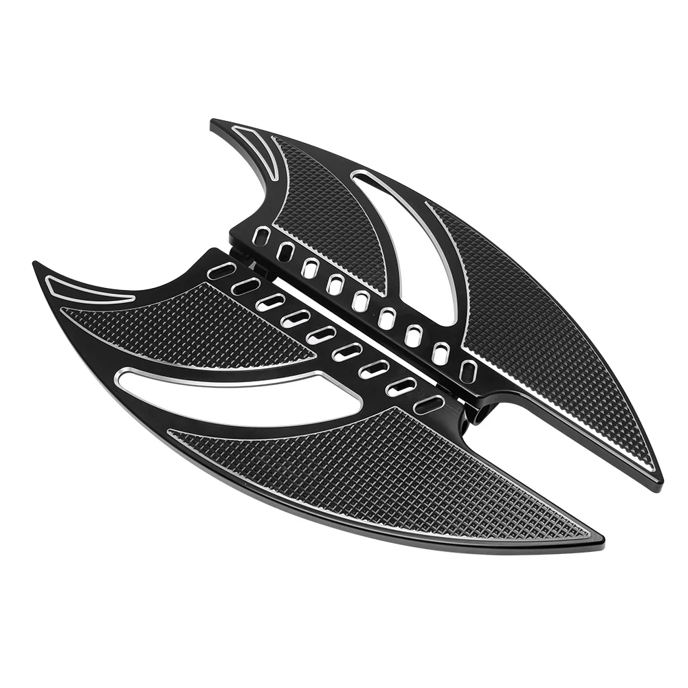 Черный драйвер растянутые половицы подножки подходят для мотора Harley Touring Softail FLH FLD