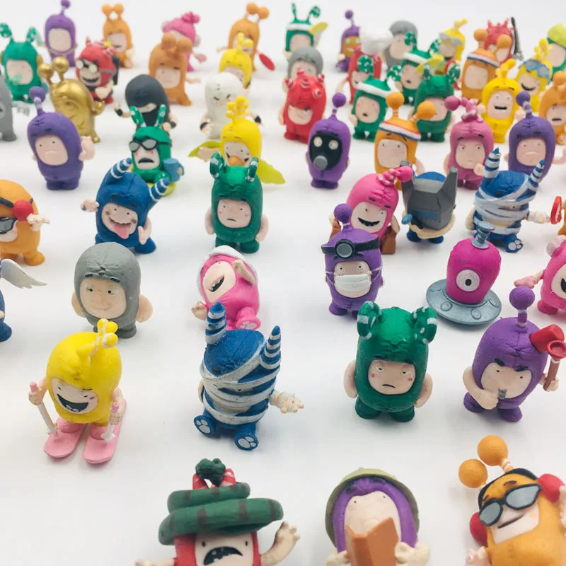 Новое поступление мультяшная дизайнерская кукла Oddbods игрушка от 2 см до 4