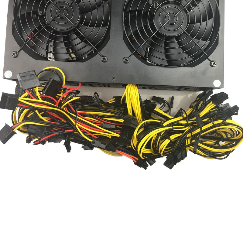 Блок питания 3300 Вт ATX для майнинга биткоинов майнеров PSU ПК блок 12 карт Майнер rig 90