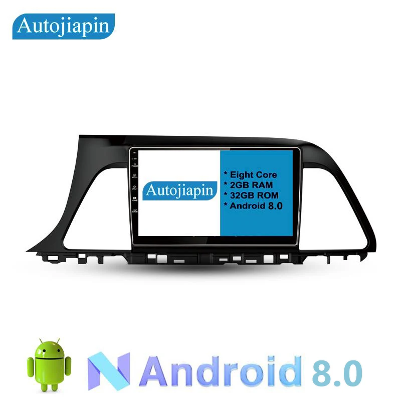 AUTOJIAPIN 9 &quotВосьмиядерный Android 8 0 2G ram 1024*600 Автомобильный gps навигация для HYUNDAI SONATA 2016