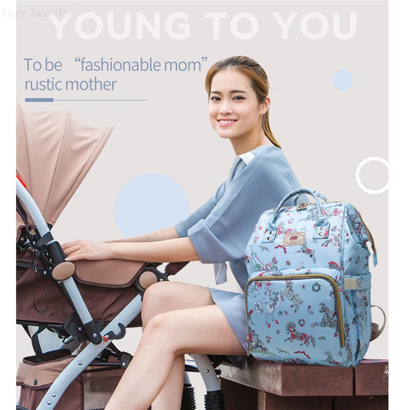 Fashion Large Diaper Bag Organizer Nursing Care Baby Bags for Mom Travel Nappy Zipper Changing | Мать и ребенок