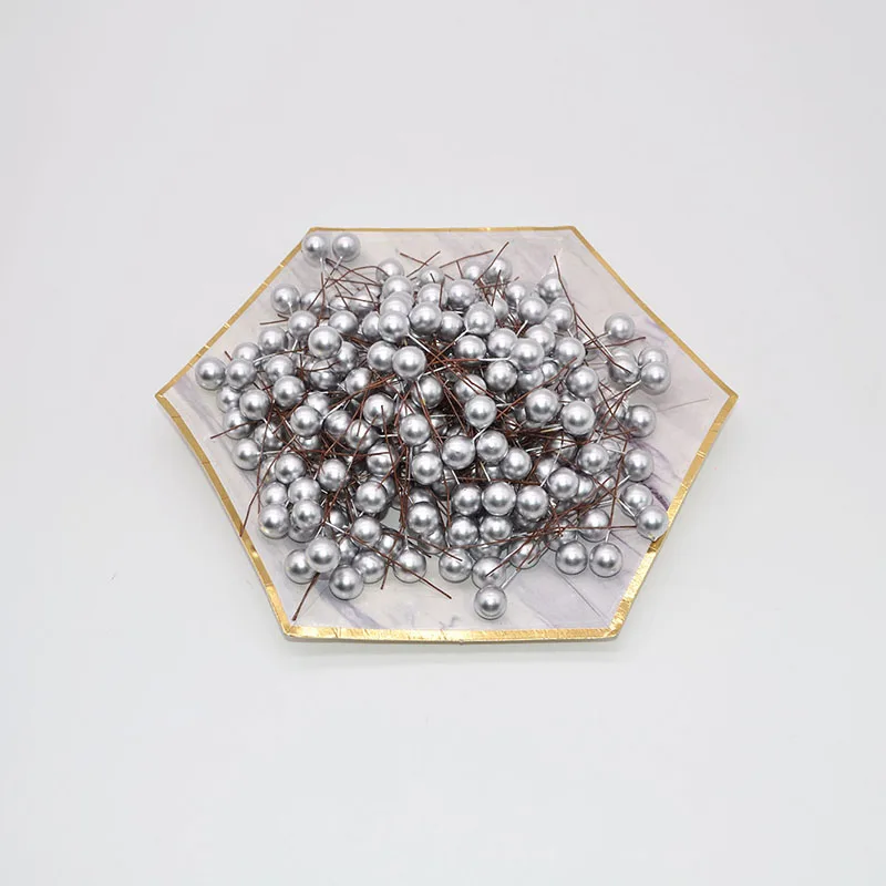 100 шт. миниатюрные ягоды 12 мм искусственные цветы разноцветные тычинки вишни