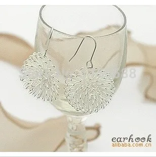 Модные уникальные серьги в виде одуванчика с новым узором Винтажные Ювелирные